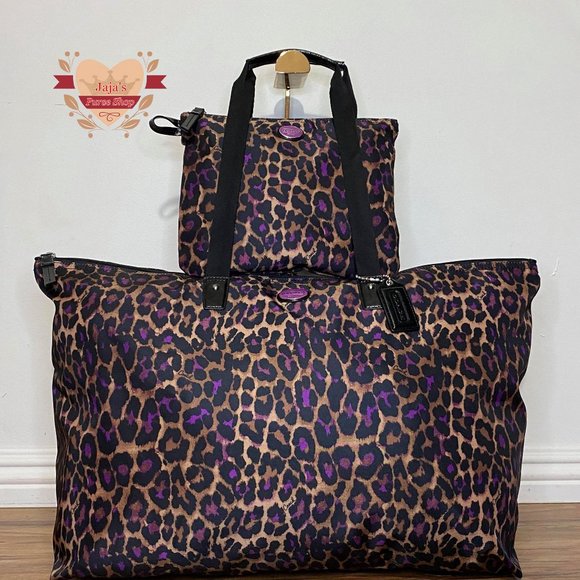 Coach Handbags - 💜Coach Signature Nylon Bag & Snap Pouch💜